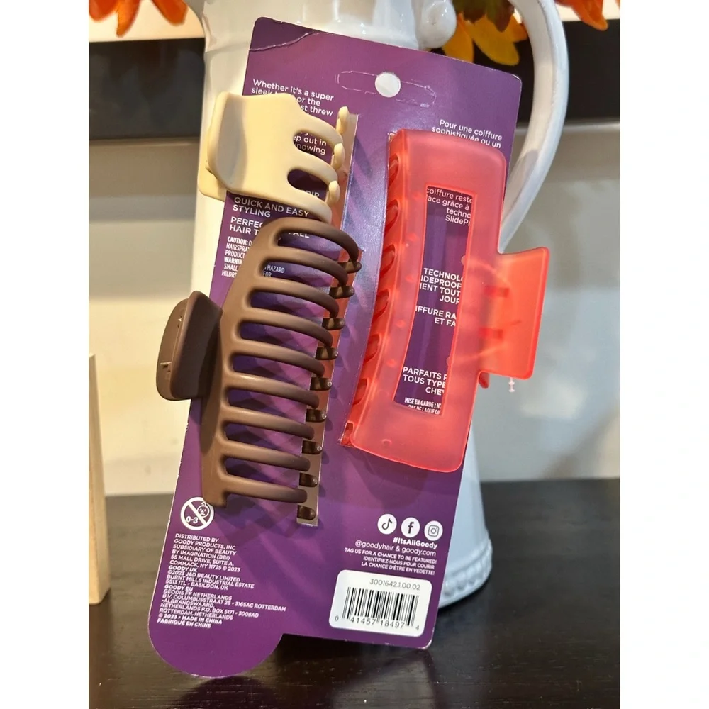 Goody Hair Claw Clip Set